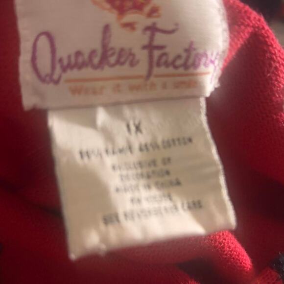Quacker factory red poodle Christmas cardigan (missing 1 button) - Picture 8 of 8